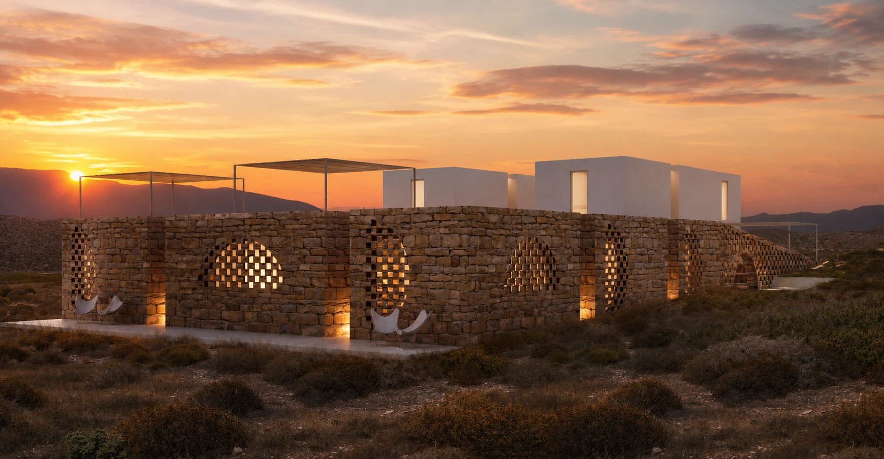 The Fortress — private villa retreat on Antiparos, Greece